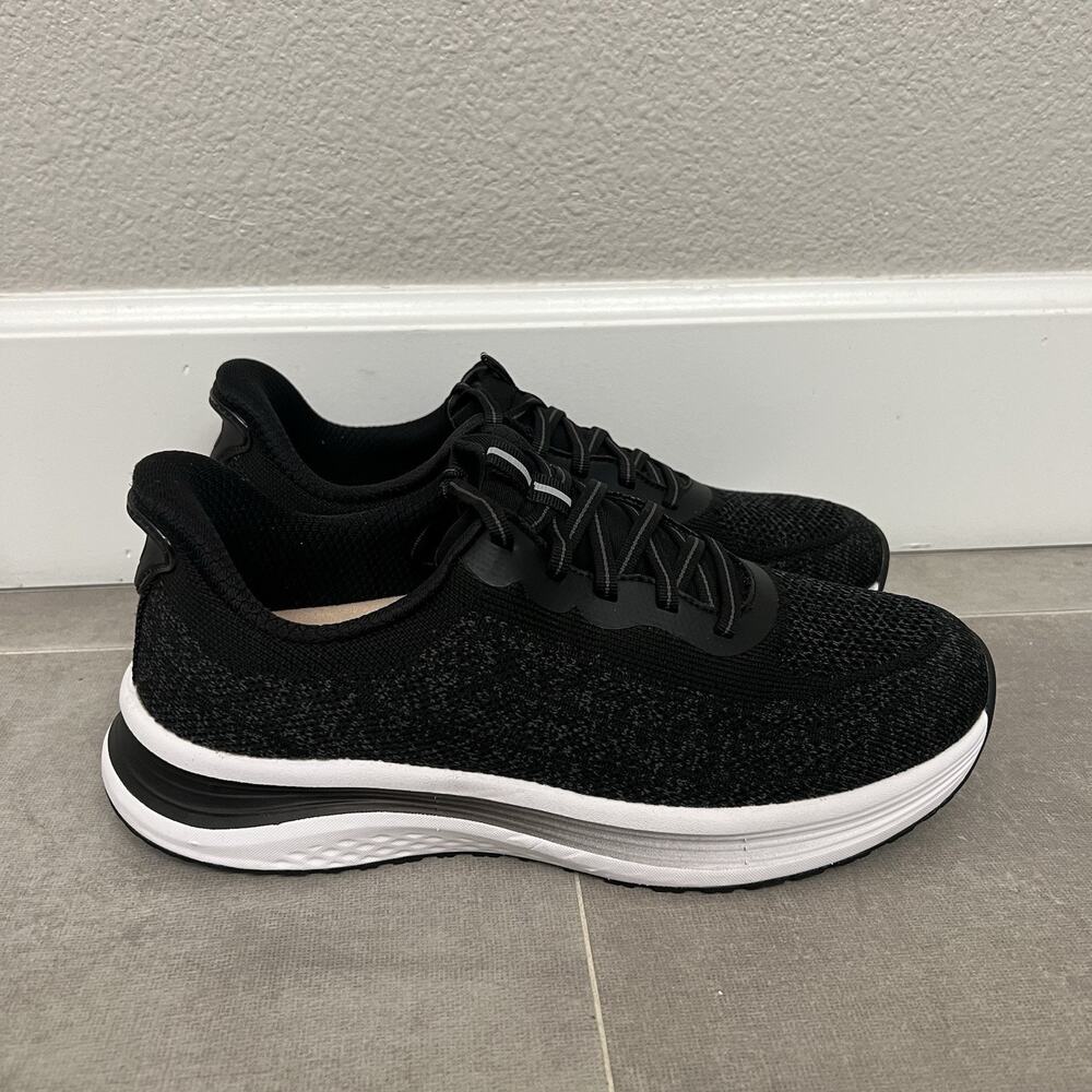 Orthofeet Nira Womens Size 9.5B Black Hands-Free Water-Repellent Sneaker Shoes